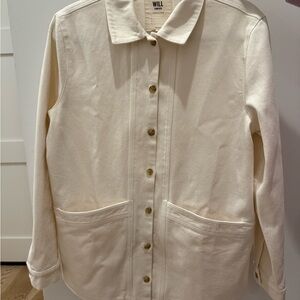 Sezane Will Jacket in Ecru